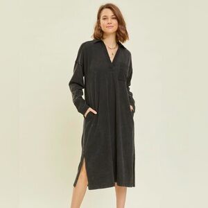 Heyson Mineral Washed Midi Dress Size XL